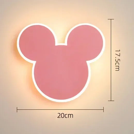 PinkRabbit - Playful LED Wall Lamp for Kids' Room