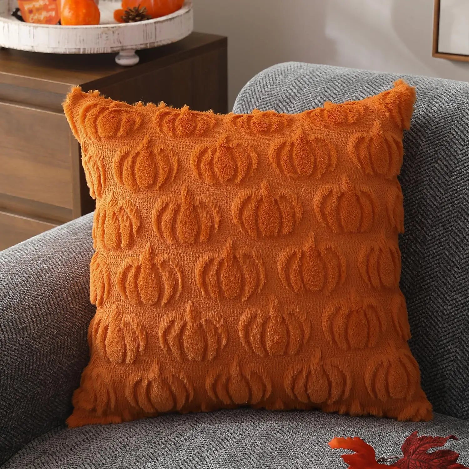 Céleste Cushion Cover - Luxury Autumn Faux Fur Cushion Cover – Warmth & Style