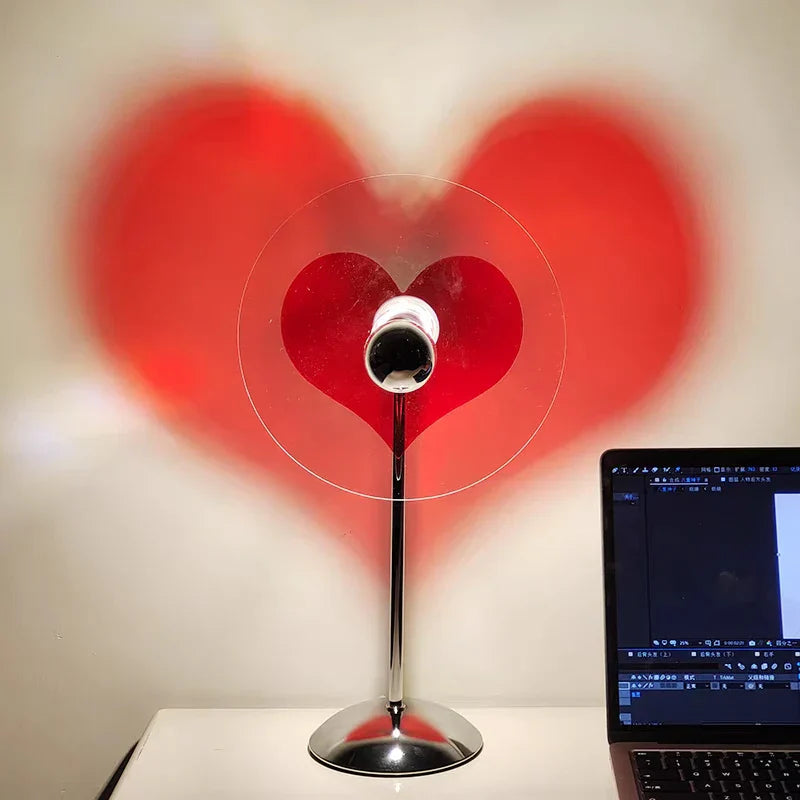 LoveLight – Heart-Shaped LED Lamp for Romantic Lighting