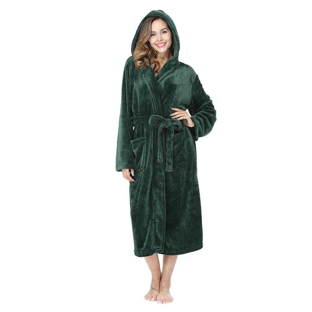 ChicComfort Hoodie Dress - Luxurious Fleece Dress for Every Occasion