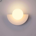 Northern Lights Charm - Half-Moon Metal Wall Lamp