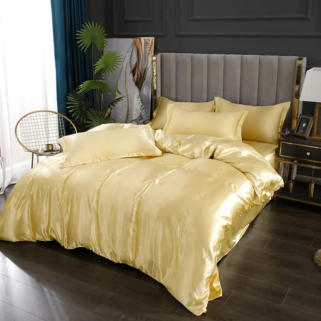 SatinDream Bedset - Luxury Satin Bedding for Dreamlike Nights
