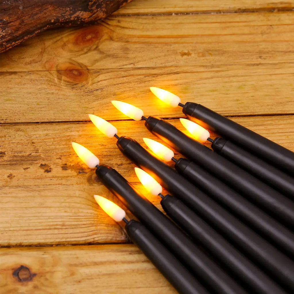 Nightfall LED Candles - Mystic Black LED Candles for Halloween
