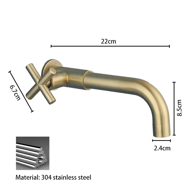 Luxury Wall-Mounted Faucet with Waterfall Design for Bathroom Renovation