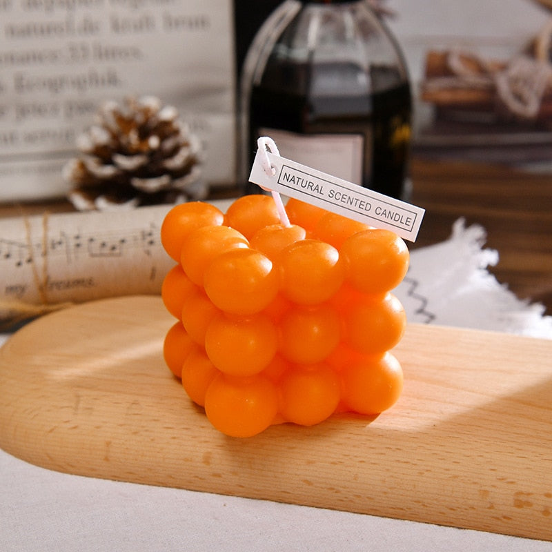 BubbleGlow Candle - Trendy Candle for Your Interior