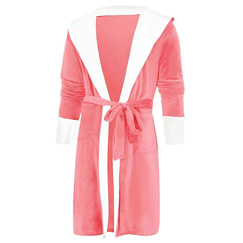 Luxury VelvetWrap Bathrobe - Elegant Luxury Bathrobe for Home