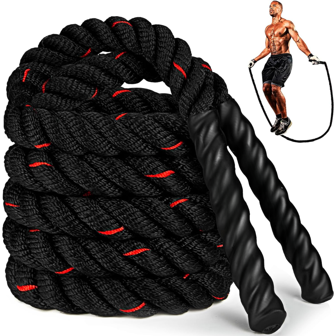 PowerJump - Heavy Adjustable Jump Rope for Training