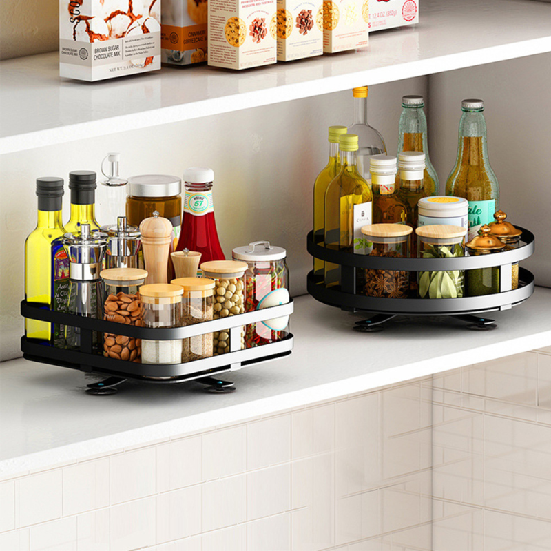 360° Rotatable Multifunctional Storage Rack