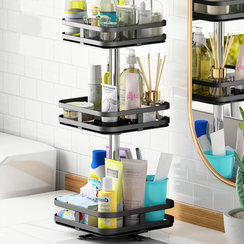 360° Rotatable Multifunctional Storage Rack