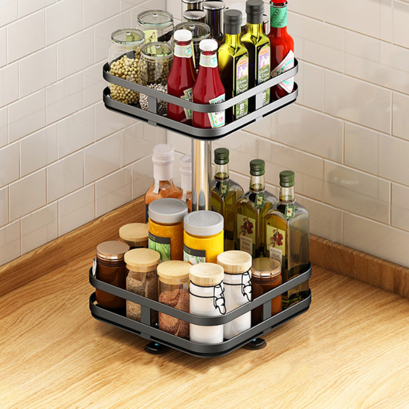 360° Rotatable Multifunctional Storage Rack