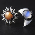 Sunshine and Stars: Enchanting Sun and Moon Earrings