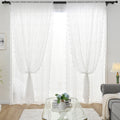 EleganceSheer Curtain - Airy Transparent White Window Covering