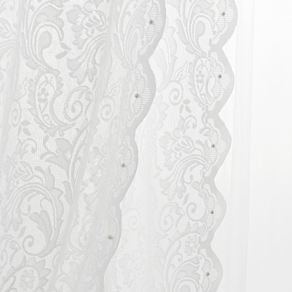 Elegance Sheer Curtain - Airy Transparent White Window Covering