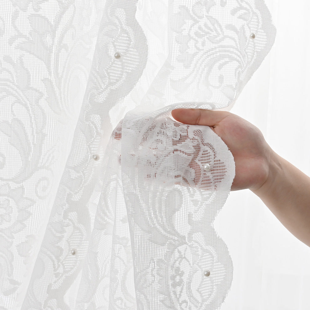 Elegance Sheer Curtain - Airy Transparent White Window Covering