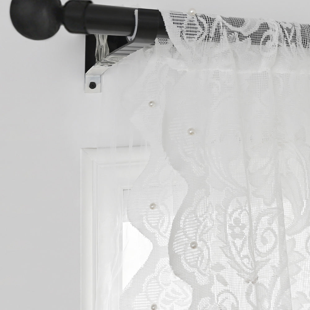 Elegance Sheer Curtain - Airy Transparent White Window Covering