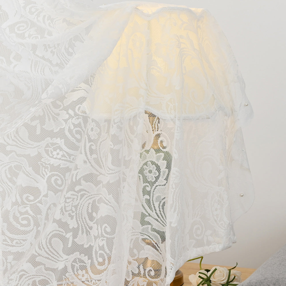 Elegance Sheer Curtain - Airy Transparent White Window Covering