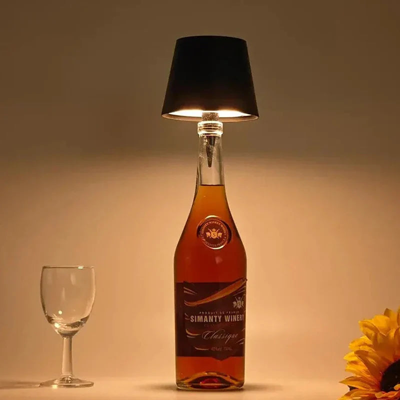 Lumière Nomade – Cordless Bottle Lamp with Adjustable Lighting
