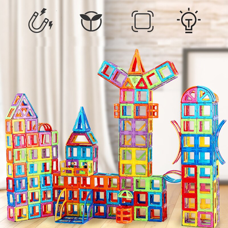 Magnetic Toy Building Set - Play for educational development