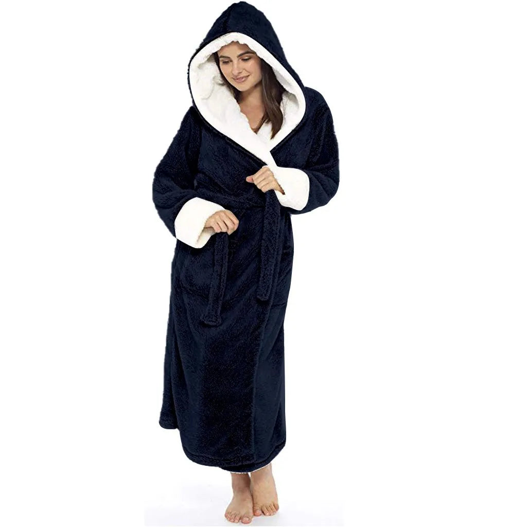 Luxury VelvetWrap Bathrobe - Elegant Luxury Bathrobe for Home