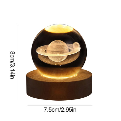 Crystal Light Ball – Enchanting Glass Ambient Light for Home