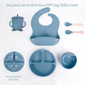 SiliconeBaby Set – Complete 6-piece Feeding Set for Babies