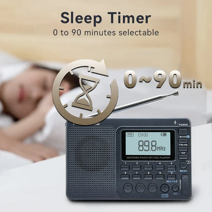 EchoWave - Portable Retro Radio with Powerful Sound
