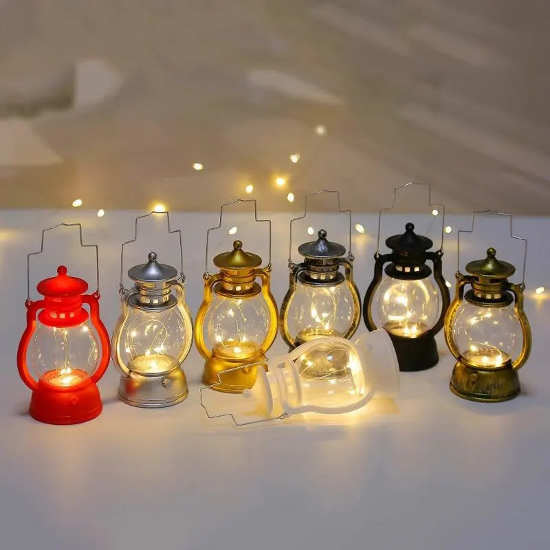 Nostalgic Glow Lantern - Vintage LED Lantern for indoor and outdoor use