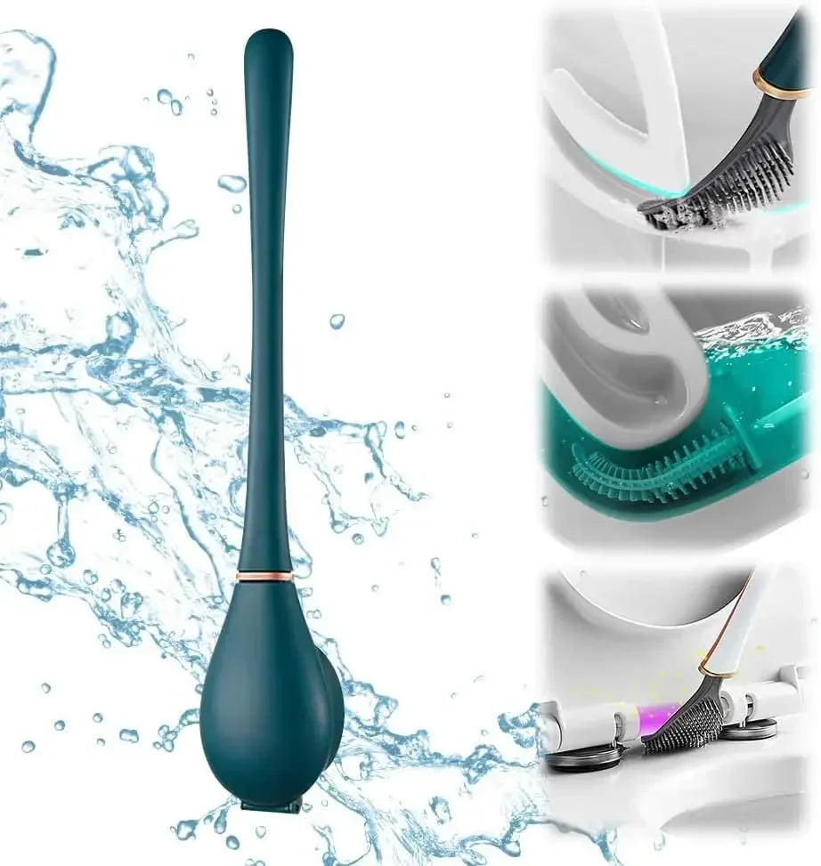 SumiClean - Sleek Silicone Toilet Brush for Your Bathroom