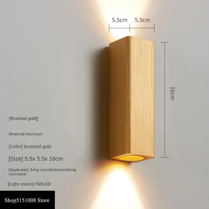 GlowLuxe - Stylish LED Wall Lamp for Bedroom