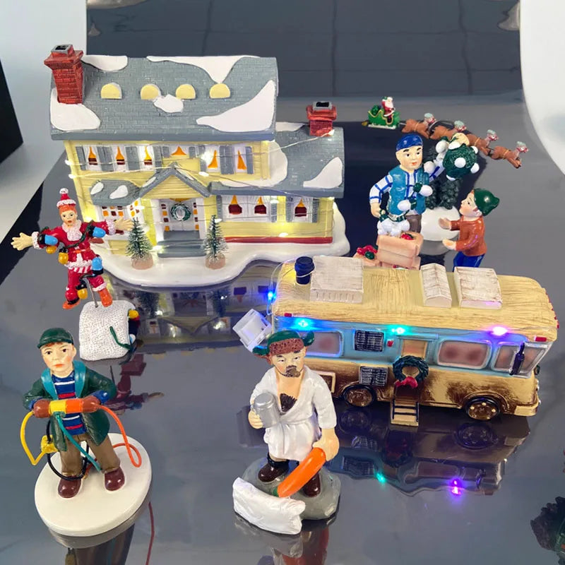 VillageJoy Christmas Decoration - Magical Christmas Decor with Music