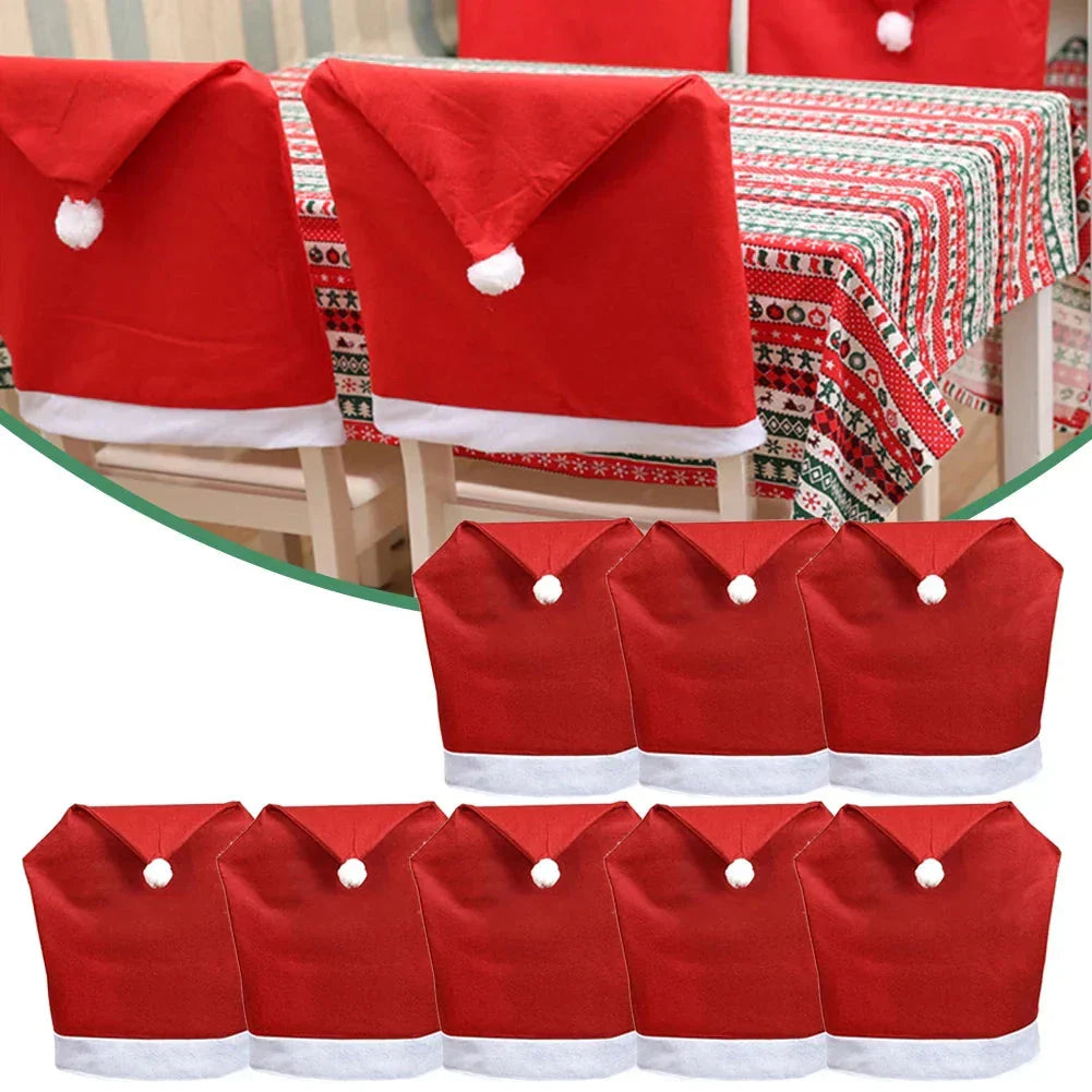 Festive Christmas Cover Chair Covers - for a Sparkling Table Setting