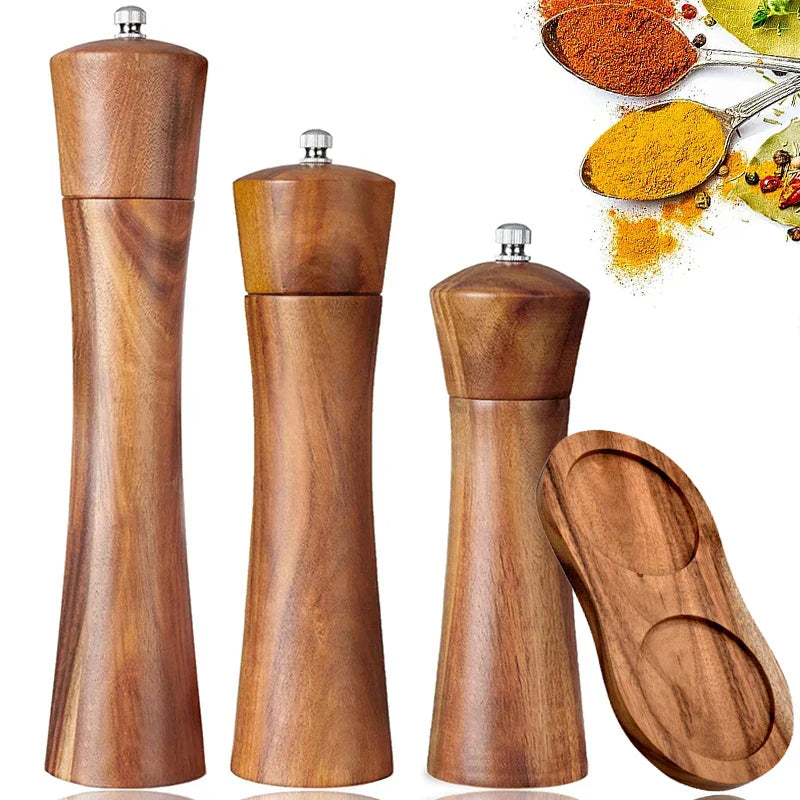 RusticHerb - Elegant Acacia Salt and Pepper Mill