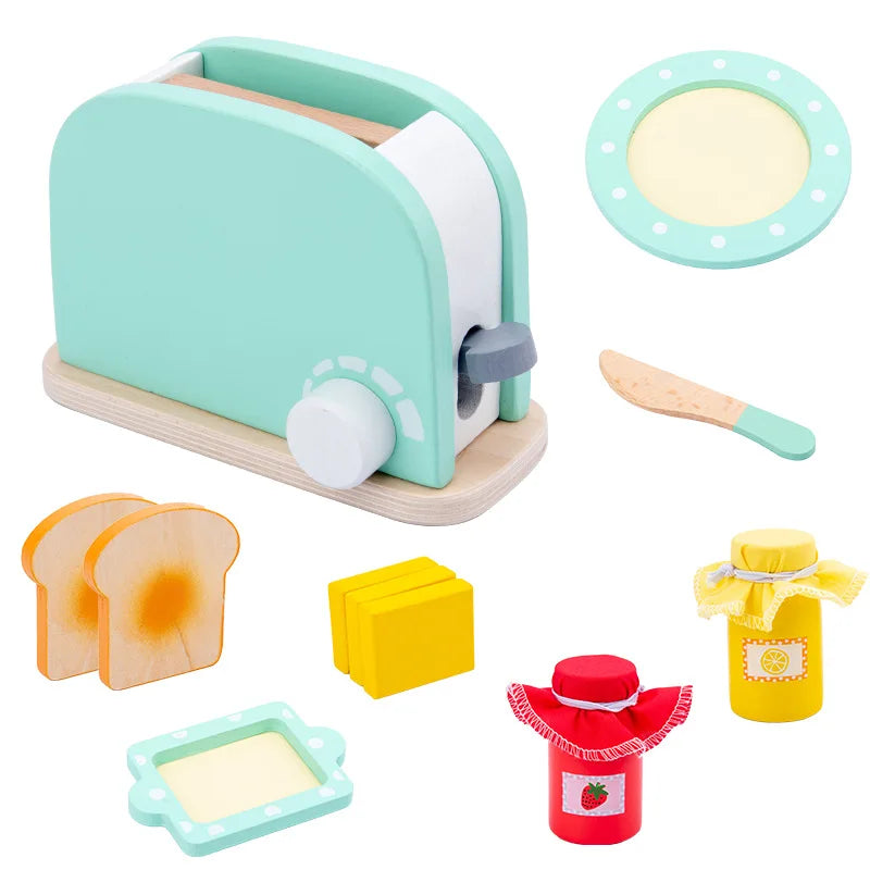 WoodPlay Set – Realistic Wooden Kitchen Toys