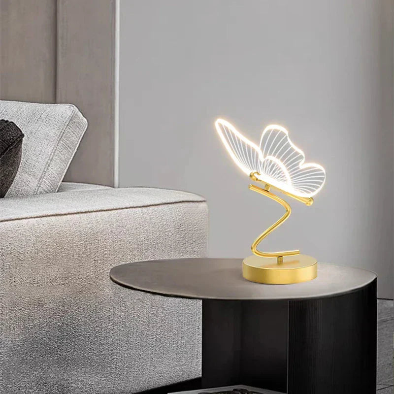 NatureLight - Artistieke Tafellamp met Veranderlijke Verlichting