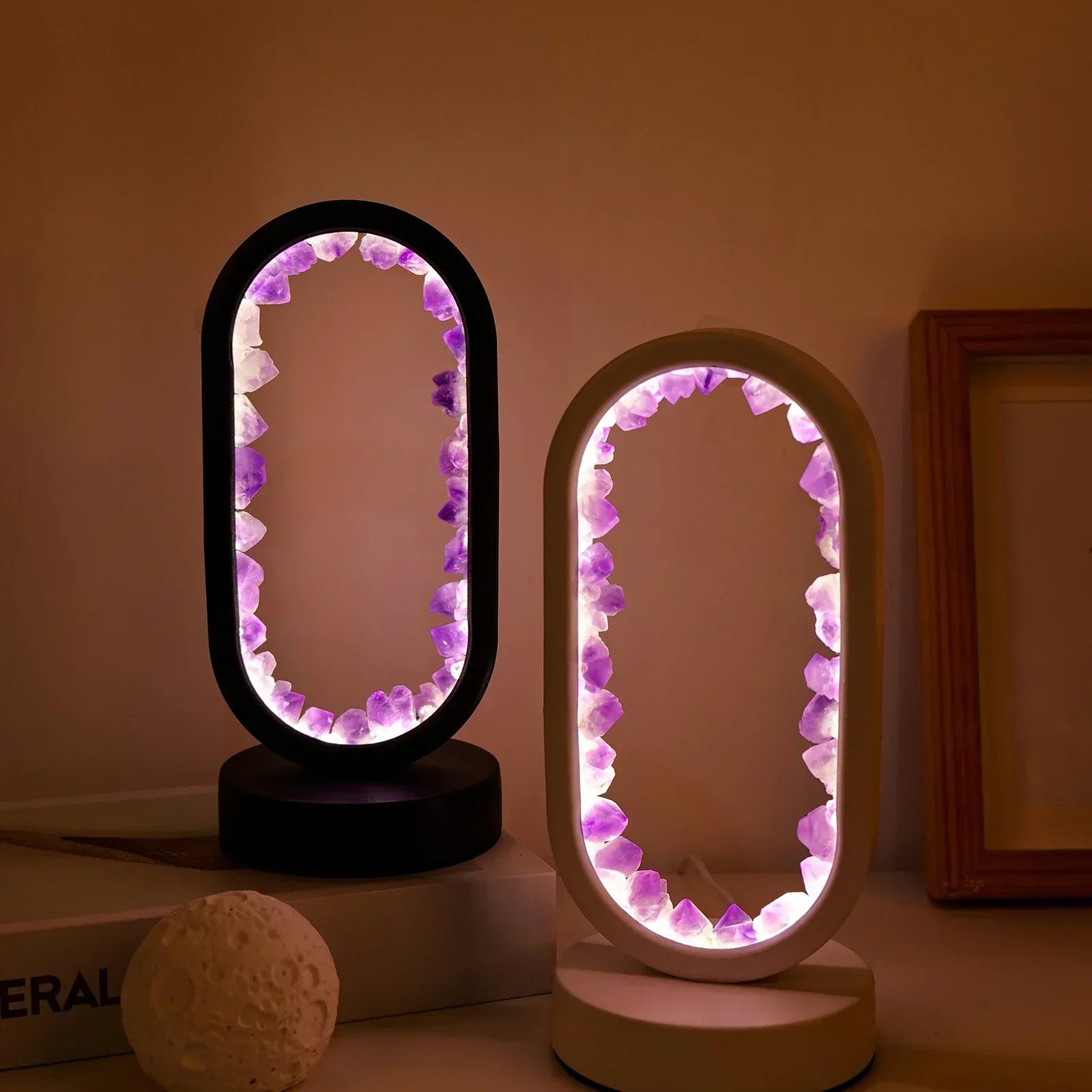 Amethystique – Elegant Natural Crystal Lighting