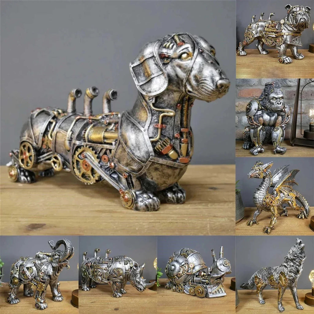 SteamBeast - Steampunk Animal Figures with Gears