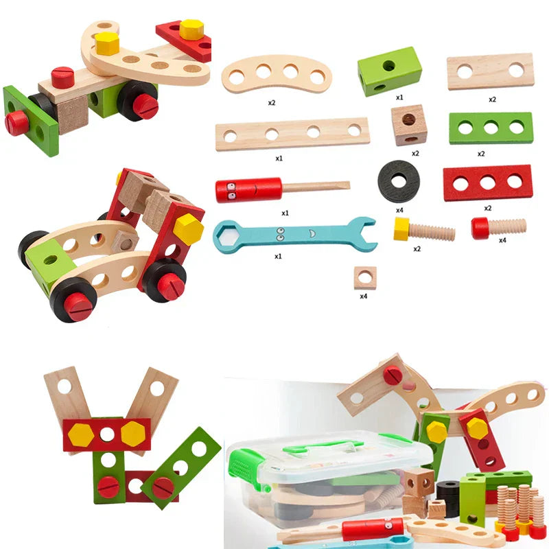 BuilderCraft Set – Creative Montessori Building Set for Children