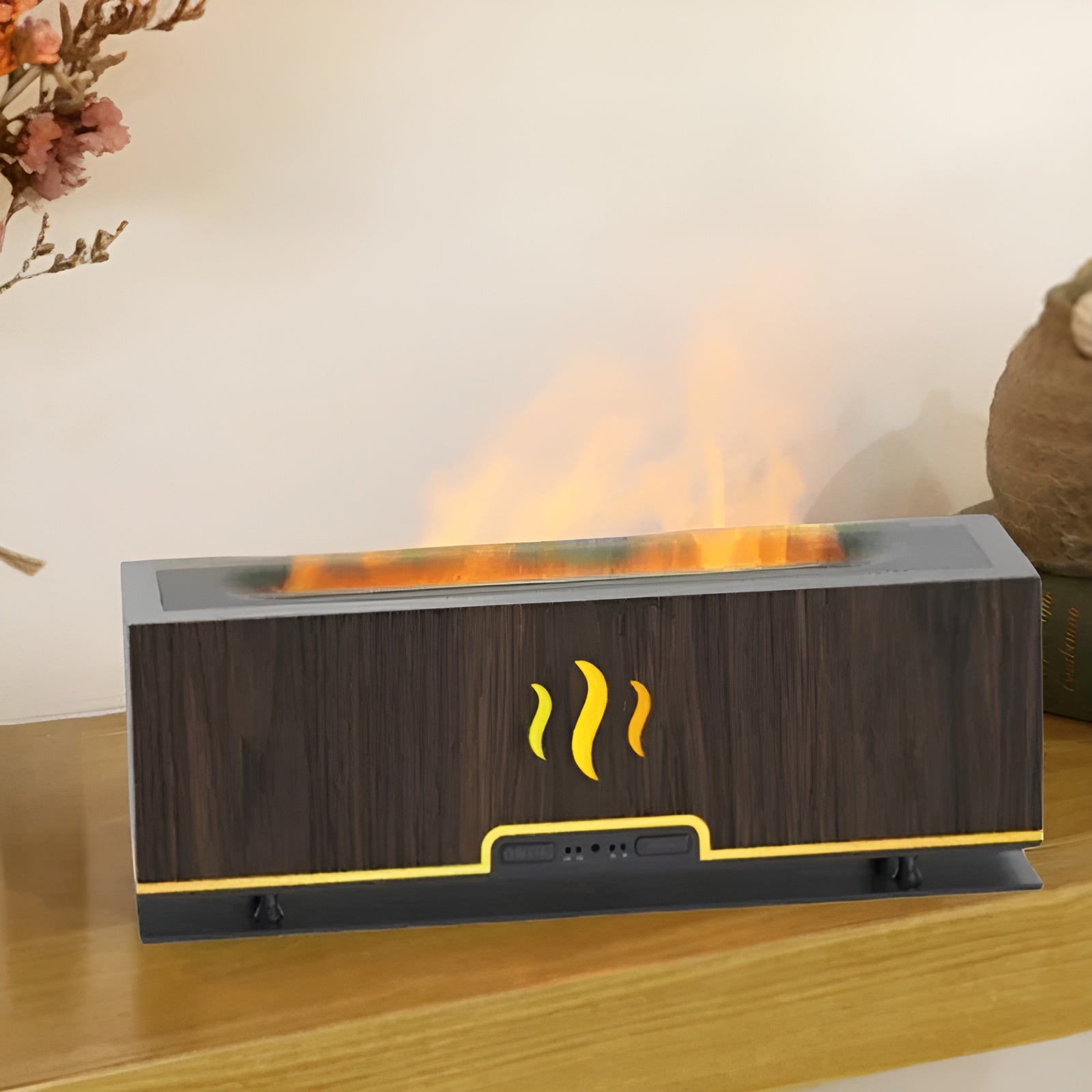 GlowFlame - Stylish Aroma Humidifier for Home
