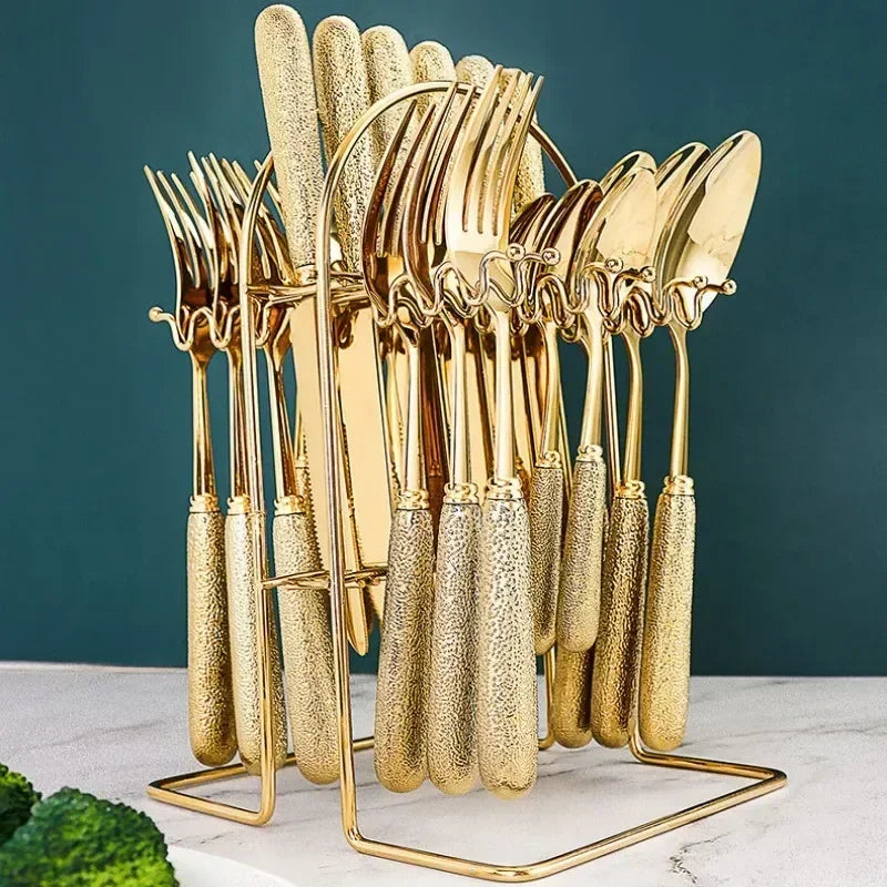 Stylish Luxury Stainless Steel Cutlery Set for Every Meal
