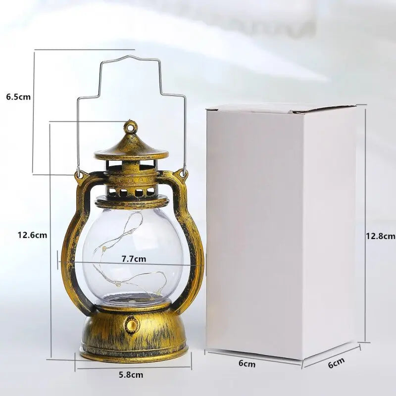 Nostalgic Glow Lantern - Vintage LED Lantern for indoor and outdoor use
