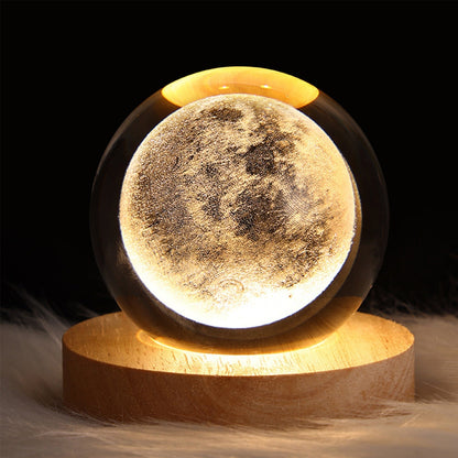 Crystal Light Ball – Enchanting Glass Ambient Light for Home