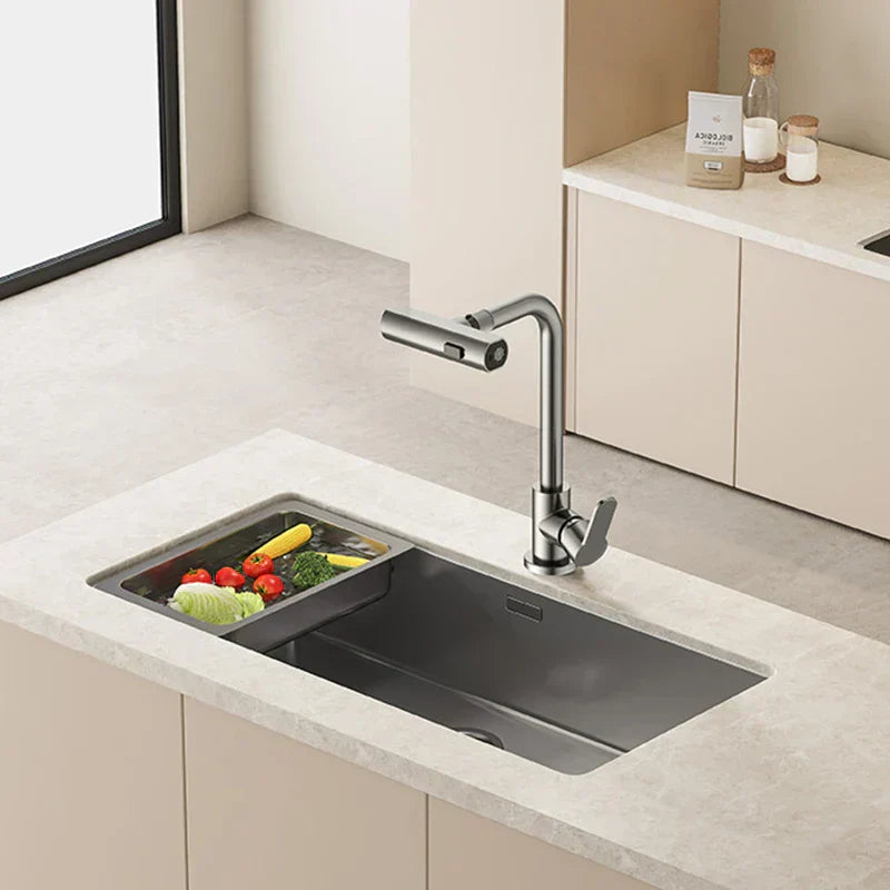 AquaTwist – Elegant Kitchen Faucet with Flexible Spout