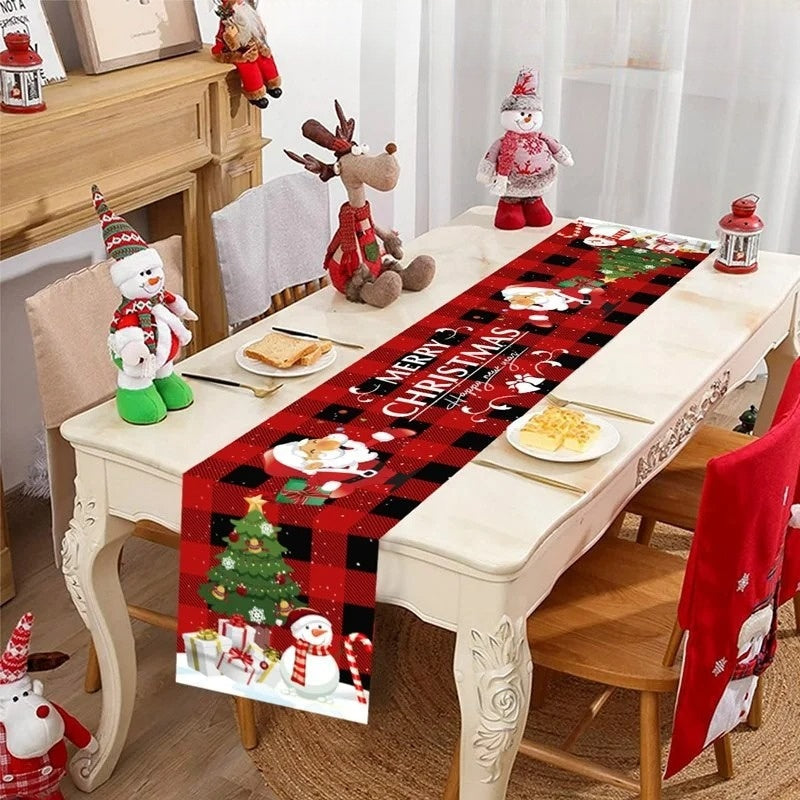 RêveFestif Christmas Tablecloth - Sparkling Decoration for the Holidays