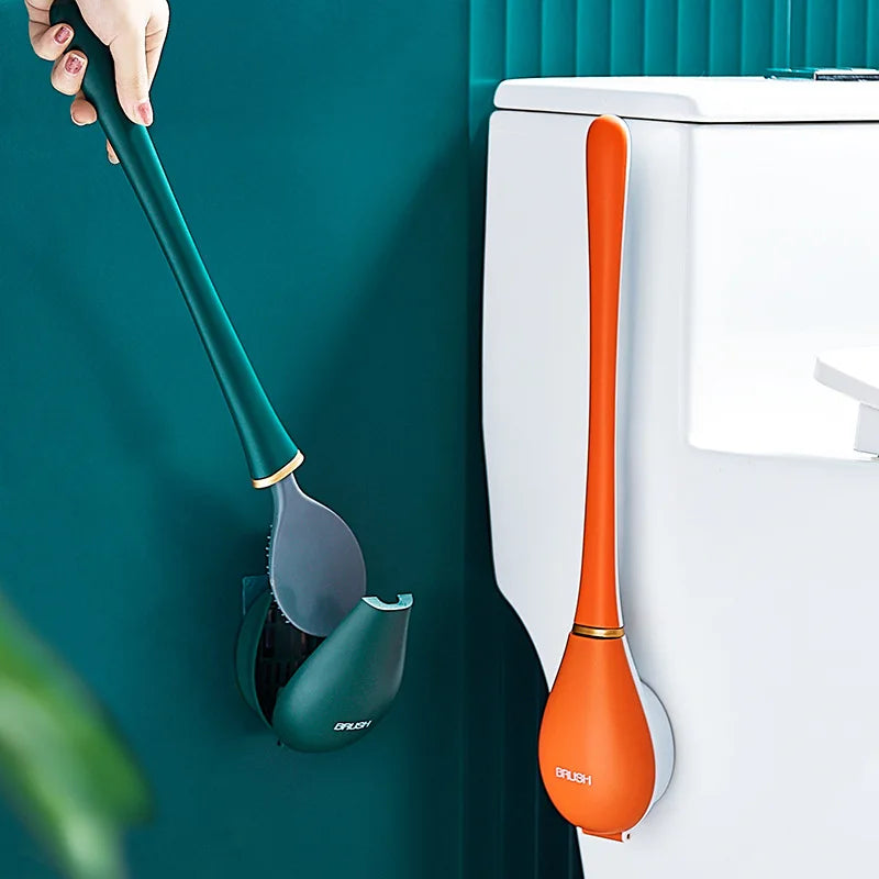 SumiClean - Sleek Silicone Toilet Brush for Your Bathroom