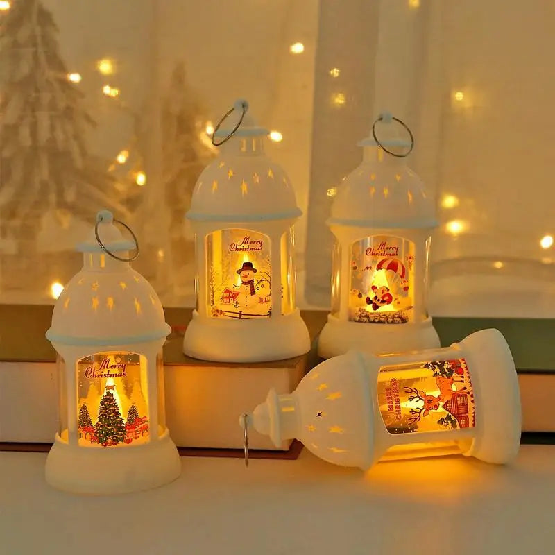 Magical ChristmasHome Christmas Lanterns - The Charming LED Santa Claus Lanterns
