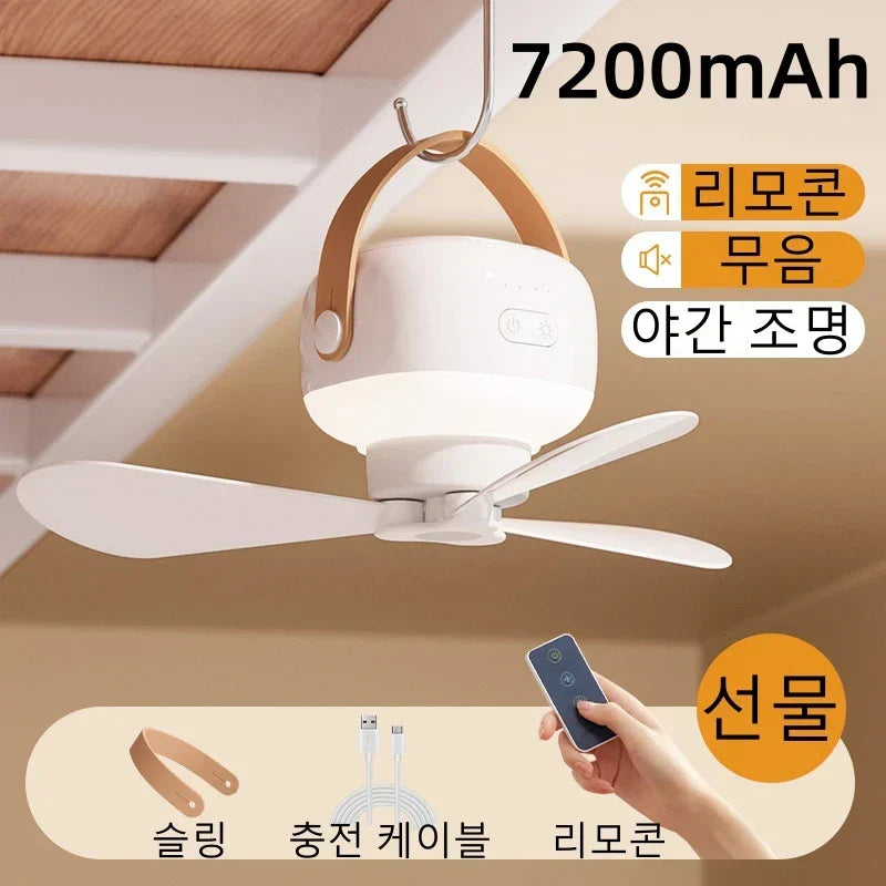 AirGlow Luxe Fan – Stylish Ceiling Fan with LED Lighting