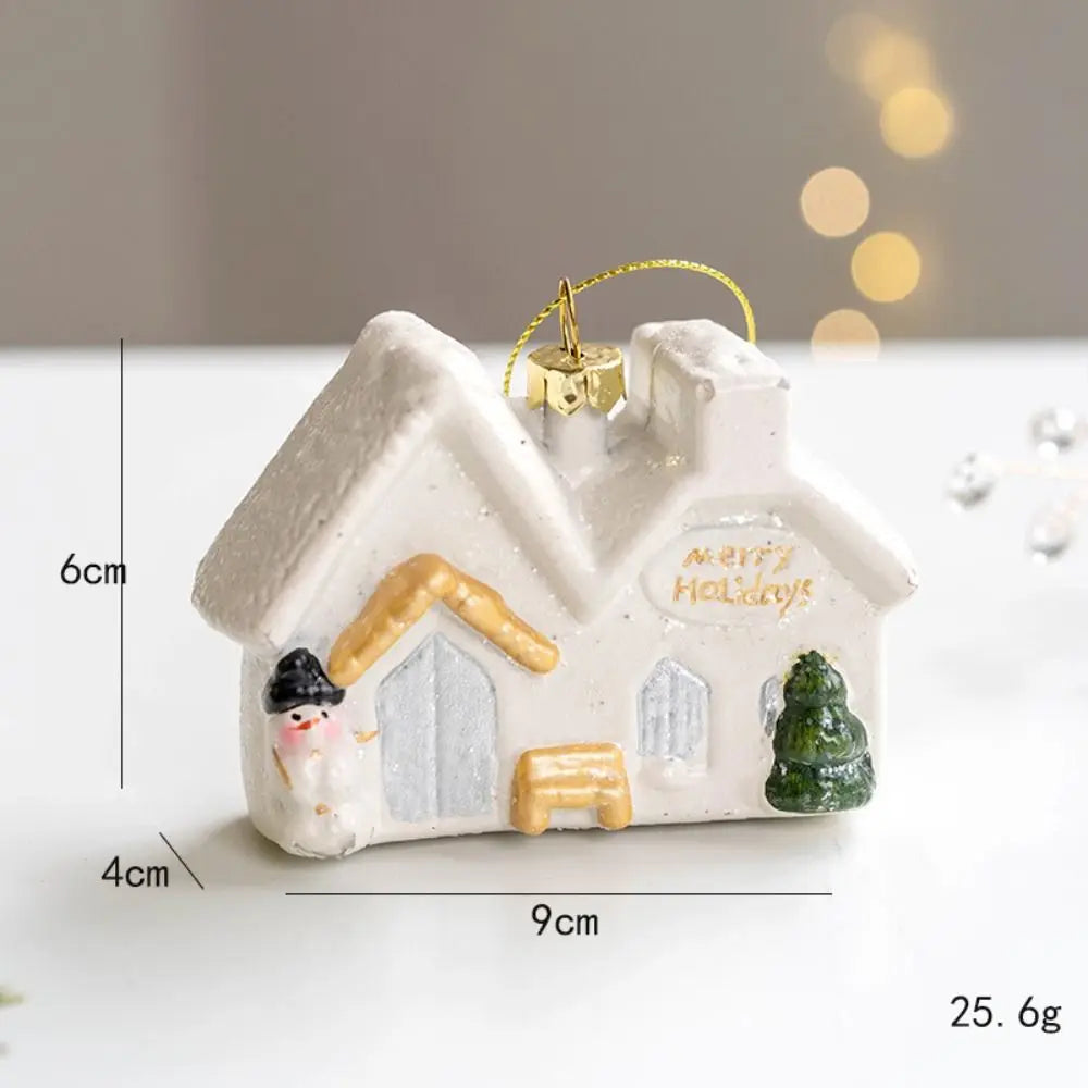 CharmingSnow Christmas Decorations – Enchanting Ceramic Christmas Hanging Decorations