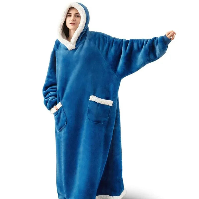 SleeveSnug - Ultimate Oversized Winter Blanket Sweatshirt
