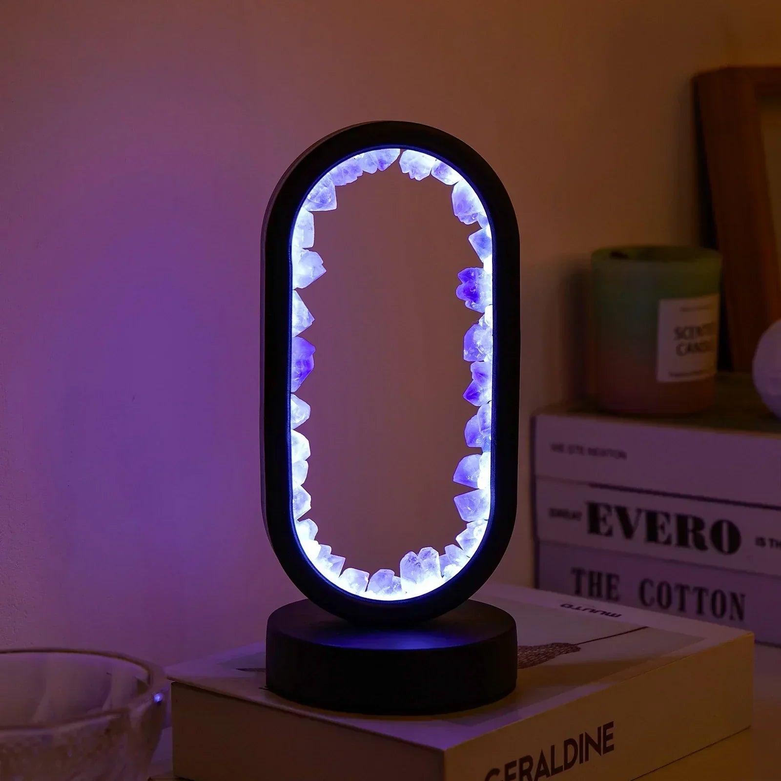 Amethystique – Elegant Natural Crystal Lighting