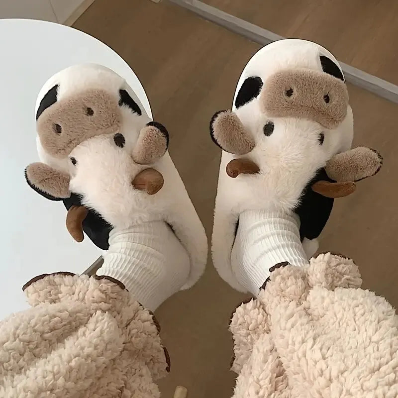 ComfortCow Slippers - Playful Slippers for Cozy Winter Days